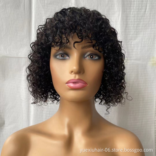 Fashion  8 Inch Peruvian Human Hair 4*4 Straight Bob Wigs Short Human Hair Bob Peruvian Wigs